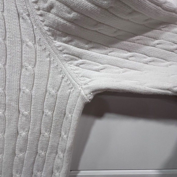 Eddie Bauer made in Australia white knit cardigan cotton blend size L-read descr - Picture 5 of 16